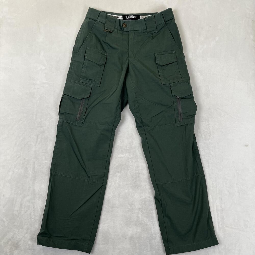 Blackhawk Tactical Cargo Pants Mens 30x31 Green Lightweight Ripstop Outdoor